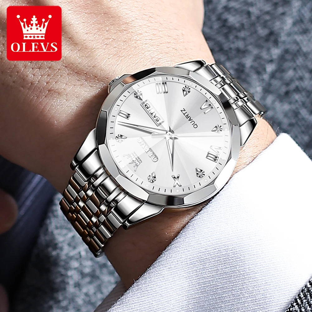 OLEVS 9931 Luxury Watches for Men and Women | Fashion Sport Quartz Couple Watch - Top Brand