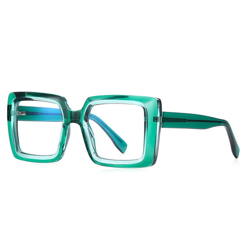 Stylish Women’s Oversized Square Blue Light Blocking Glasses Maui