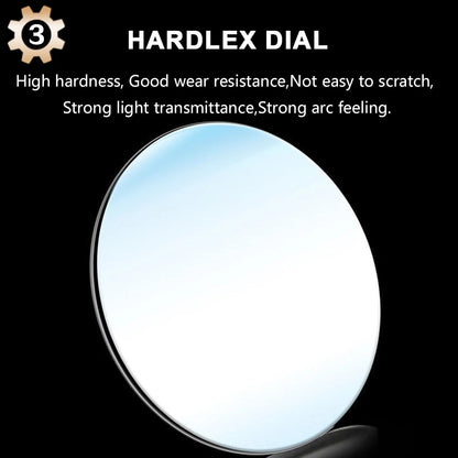 POEDAGAR 816 Men's Quartz Chronograph Watch – Steel Strap, 6 Hands, Luminous