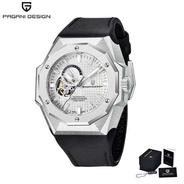 PAGANI DESIGN 
PD-YS010 Men's Mechanical Watch - Automatic, Stainless Steel, Sapphire Crystal, NH39A Movement, 100M Waterproof