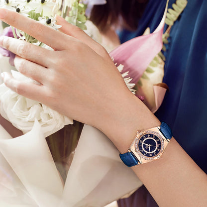 SK Diamond K0192L Women’s Quartz Watch – High‑Quality Fashion Wristwatch, 3ATM Waterproof, Luminous Hands, Elegant Ladies Watch