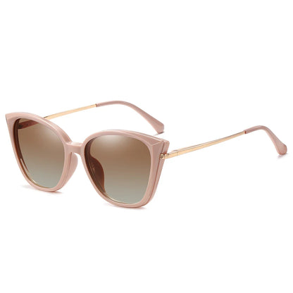 Unisex Oversized Polarized Sunglasses – TR90 Large Fit-Over Square Cat Eye Glasses for Stylish UV Protection