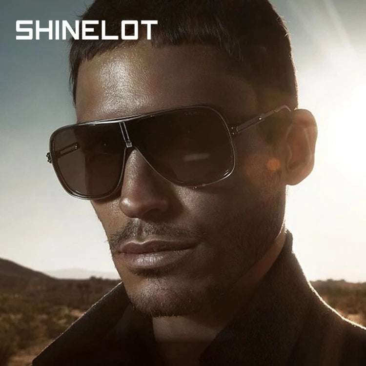Oversized Pilot Sunglasses for Women & Men - Stylish Driving Shades