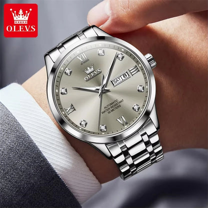 OLEVS 9946 Men's Automatic Watch – Luxury Mechanical Wristwatch with Date Display, Top Brand Business Design