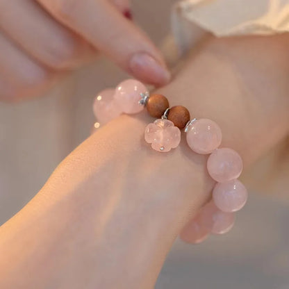 Natural Crystal Bracelet – Original Madagascar Design, Elegant Fidelity Horse Charm, Perfect Gift for Women and Friends