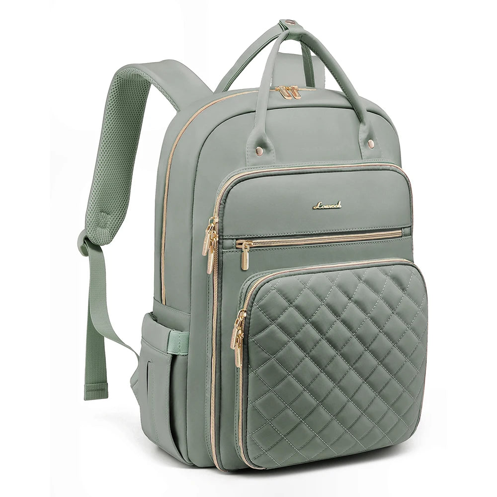 LOVEVOOK Fashion Travel Backpack | Water-Resistant, Multi-Pocket College Bookbag for Women, Fits 15.6" & 17" Laptops