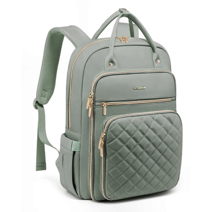 LOVEVOOK Fashion Travel Backpack | Water-Resistant, Multi-Pocket College Bookbag for Women, Fits 15.6" & 17" Laptops
