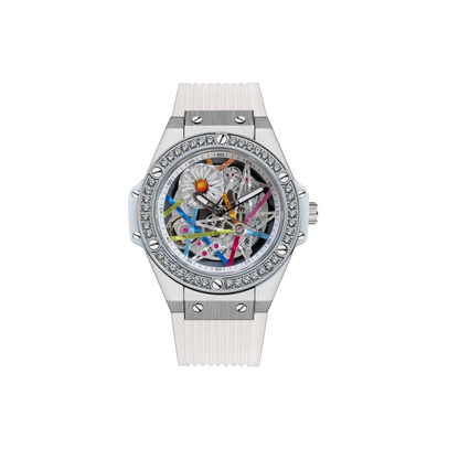 HANBORO Women’s Sunflower Quartz Watch | Diamond Dial, Colorful Design, Light Luxury Style Hermione