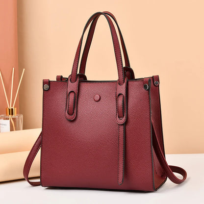 Women's Large Capacity Bucket Handbag - One-Shoulder Crossbody Bag with Zipper Emily