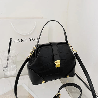 Women's Designer Handbags - Small Crossbody Lock Bags and Purses for Ladies Elena