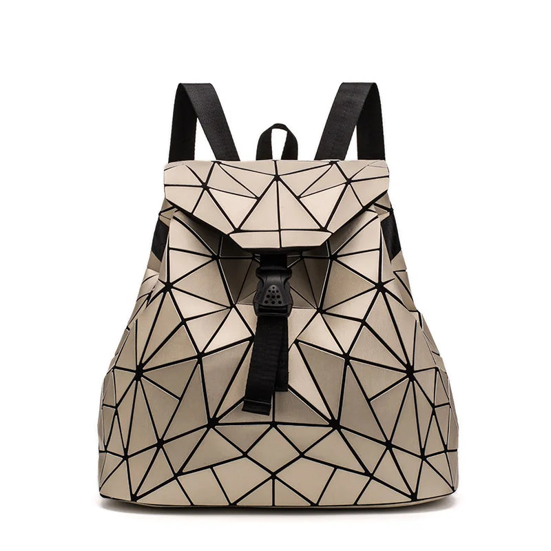 Women Backpack School Bag Teenage Girls Geometric Backpack Travel Camping Waterproof School Backpack Andrea