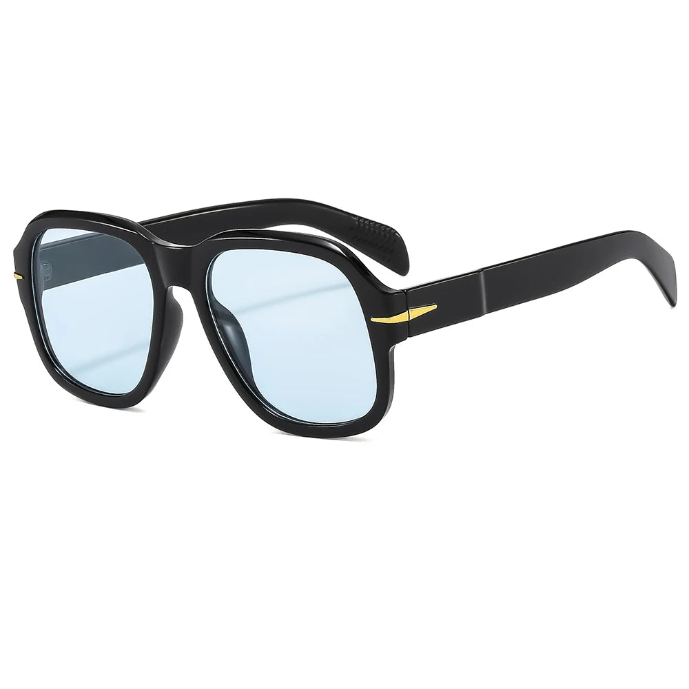 Oversized Lens Ultra-violet proof Unisex Men Women Korean Style Driving UV400 Europe and America Sunglasses