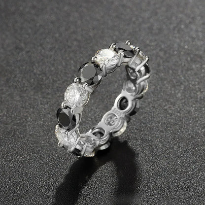 0.5Ct S925 Silver Moissanite Couple Rings | Single Row Diamond Design | Perfect for Birthdays & Special Occasions Katherine
