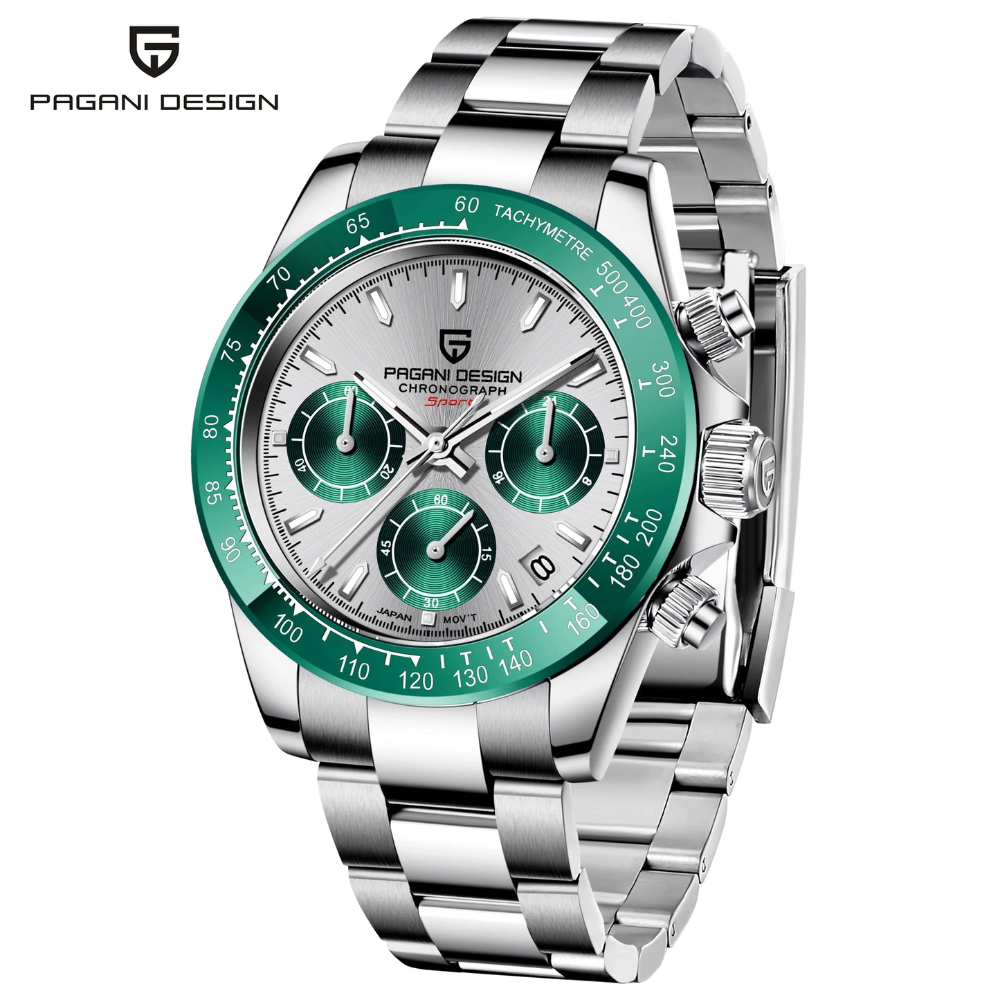 PAGANI DESIGN 1644 Men's Luxury Quartz Watch - High-Quality Sport & Business Waterproof Wristwatch Relogio Masculino
