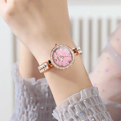 OLEVS 9971 Women's Quartz Wristwatch – Fashionable Jewelry-Inspired Lady's Watch Georgette