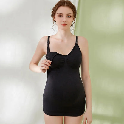 One Piece Seamless Wireless Nursing Bra – Front Open Maternity Camisole for Breastfeeding Moms | Pregnancy & Lactation Tank Top Claudette