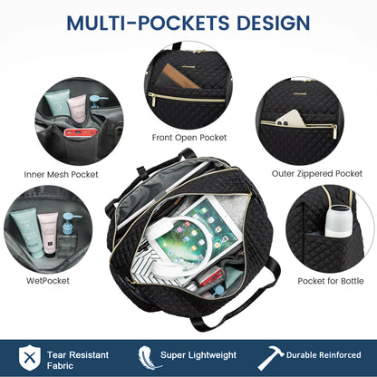 LOVEVOOK Waterproof Duffel Bag | Gym, Travel, and Weekender Bag for Men & Women