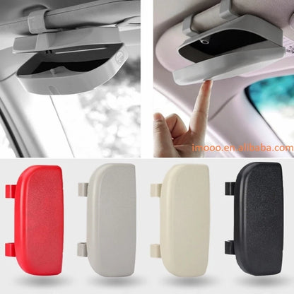 Car Sunglasses Case Holder | Sunshade Storage Bag for Auto Interior | Sun Visor Mount for Sunglasses | Car Accessories