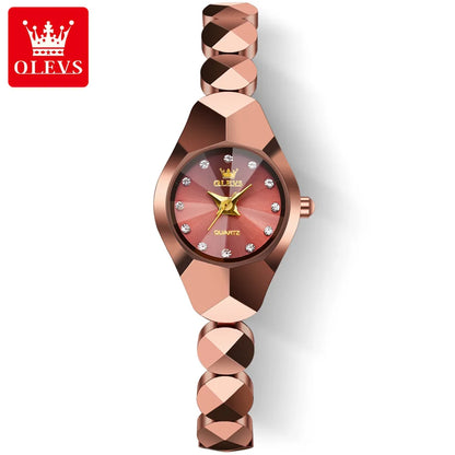 OLEVS 7007 Women's Luxury Quartz Watch - Classic Waterproof Design, Tungsten Steel Strap, Sport & Business Fashion Reloj