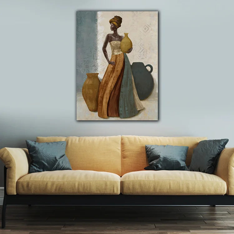 Classic Beauty Canvas Paintings – Custom Size Wall Art Prints