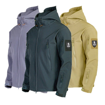 Men's Winter Jacket – Waterproof, Warm Outdoor Coat with Fleece, Velvet-Lined, Casual Thicken Mountaineering Outerwear Aragorn