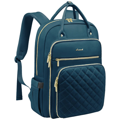 LOVEVOOK Fashion Travel Backpack | Water-Resistant, Multi-Pocket College Bookbag for Women, Fits 15.6" & 17" Laptops