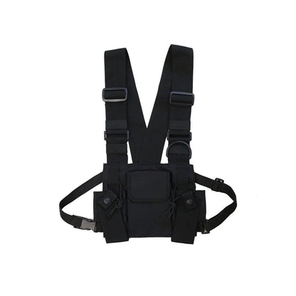 Unisex Hip-Hop Tactical Chest Bag – Streetwear Shoulder Vest Bag with Multifunctional Pockets for Outdoor, Waist, and Everyday Use Felix