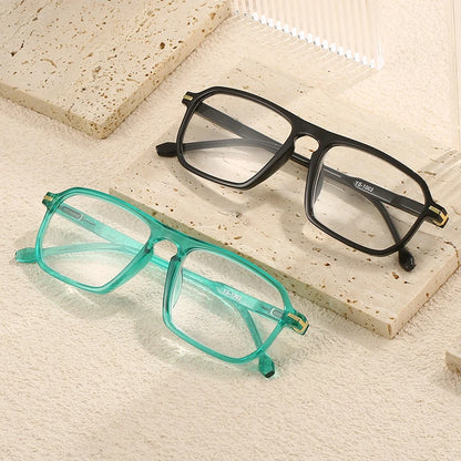 Unisex Slim Frame PC Squared Eyeglasses | Fashionable Reading Glasses for Men and Women with Presbyopia Correction Eustacia
