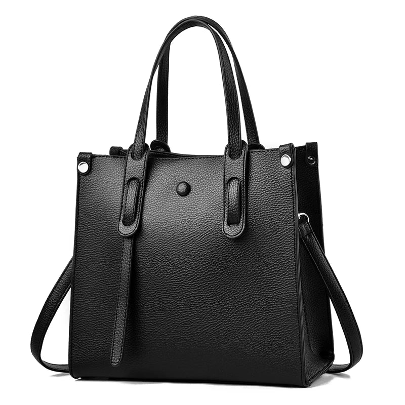 Women's Large Capacity Bucket Handbag - One-Shoulder Crossbody Bag with Zipper Emily