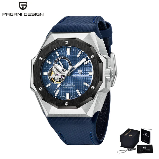 PAGANI DESIGN 
PD-YS010 Men's Mechanical Watch - Automatic, Stainless Steel, Sapphire Crystal, NH39A Movement, 100M Waterproof