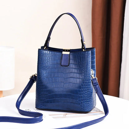 Women's Bucket Handbag - Single-Shoulder Crossbody Bag Evelyn