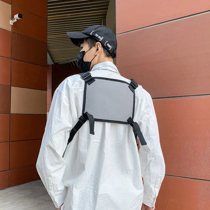 Men's and Women's Fashion Chest Bag – Trendy Streetwear Vest Style with High-Capacity, Wear-Resistant Oxford Design for Motorcycle and Hip-Hop Lucas