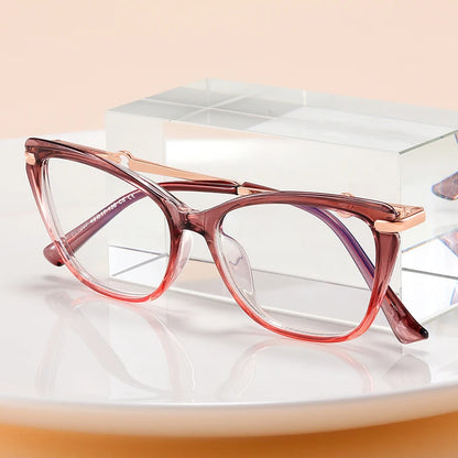 Children’s Cat Eye Glasses – TR90+Metal Blue Light Blocking Frames for Babies & Small Kids | Stylish Optical Eyewear
