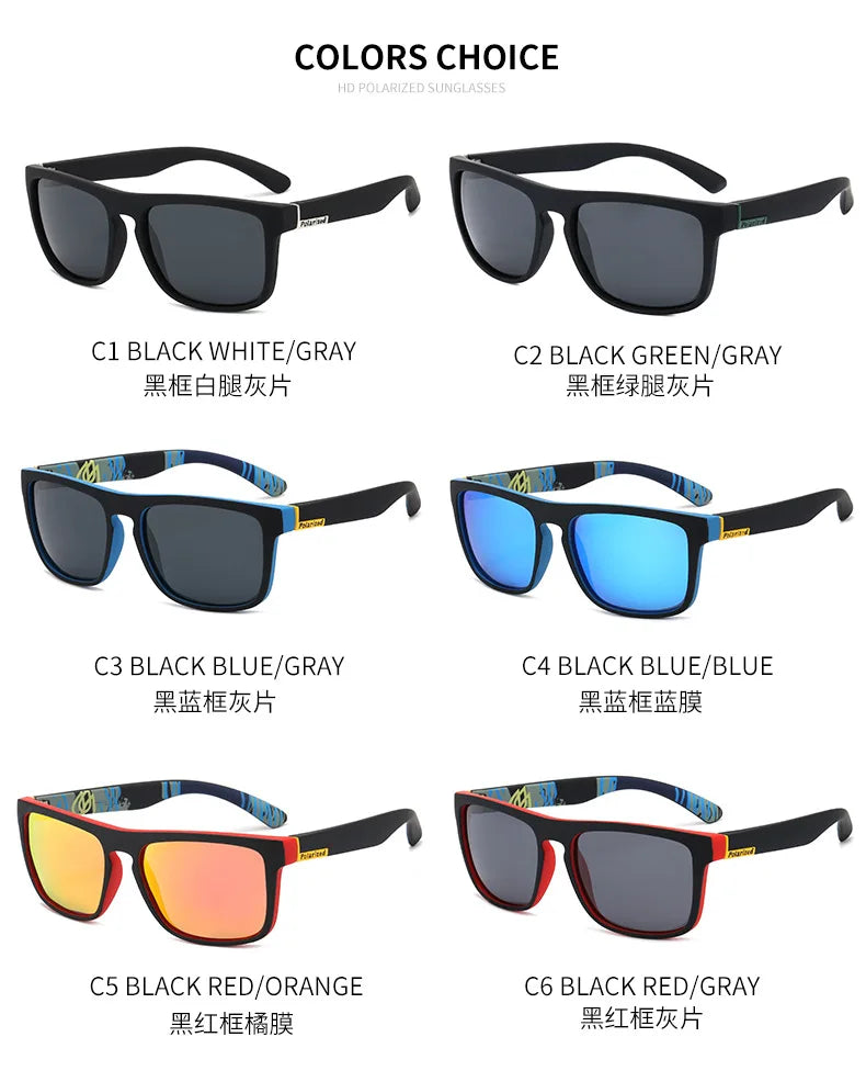 Men’s Sports Polarized Sunglasses - UV400 Protection, High-Quality Custom Shades for Outdoor Activities Aaron