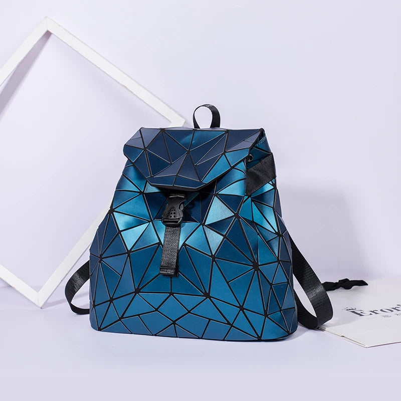 Women Backpack School Bag Teenage Girls Geometric Backpack Travel Camping Waterproof School Backpack Andrea