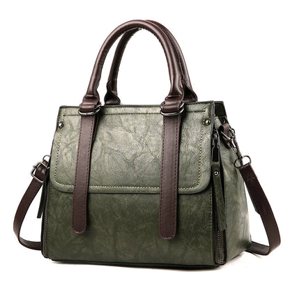 Luxury PU Leather Tote Bag for Women – Vintage-Style Handbag and Fall Crossbody Bag