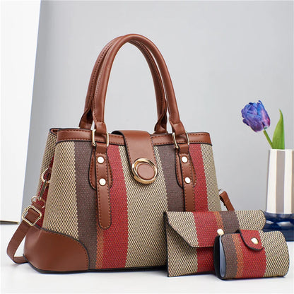 Leather Tote Bag for Women – Classic Fashion Shoulder Handbag, Customizable Ladies' Purse