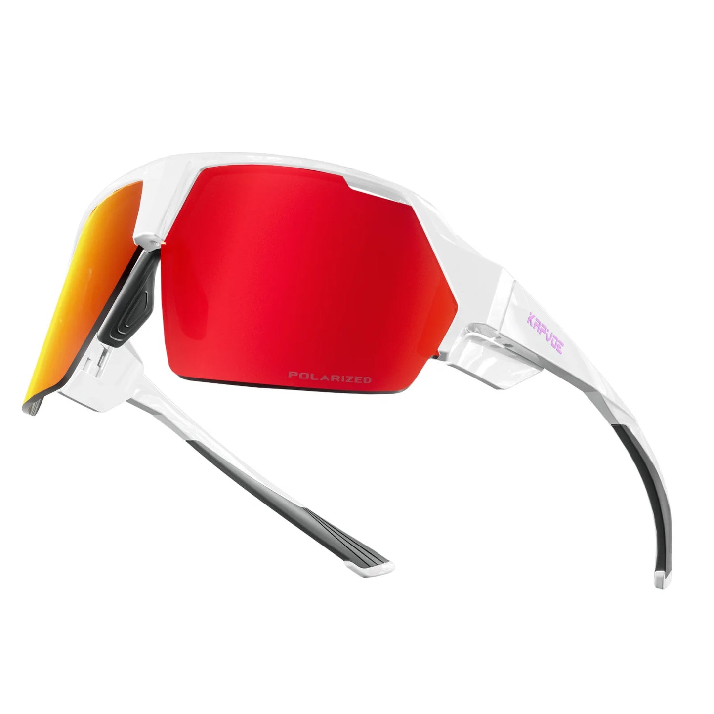 Polarized UV400 Oversized Sports Sunglasses - Cycling, Running, Cricket, and Road Bike Goggles for Men Riley