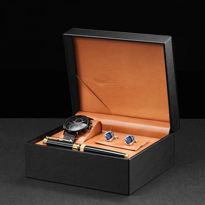 Sinobi Men’s Luxury Watch Gift Set – Business Wristwatch with Pen | Perfect Gift for Leader, Boyfriend, Husband, or Father Daniel
