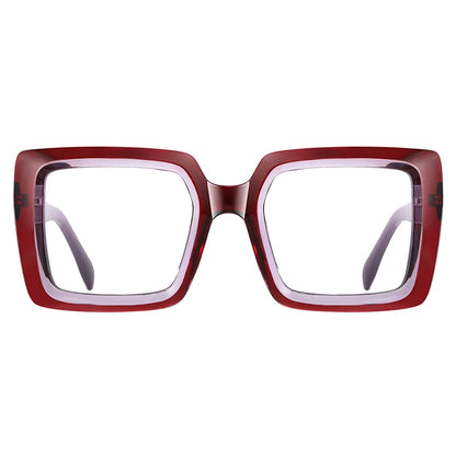 Stylish Women’s Oversized Square Blue Light Blocking Glasses Maui