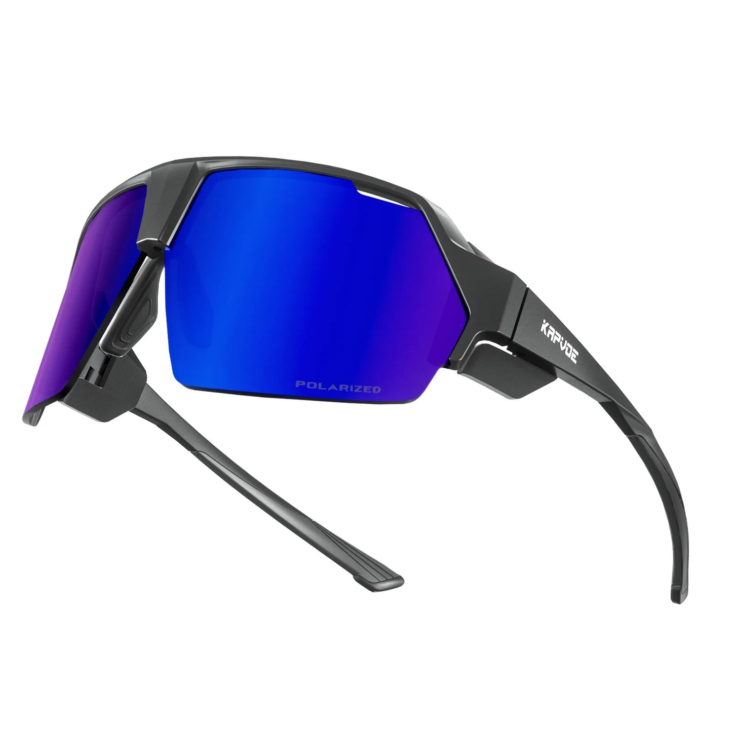 Polarized UV400 Oversized Sports Sunglasses - Cycling, Running, Cricket, and Road Bike Goggles for Men Riley
