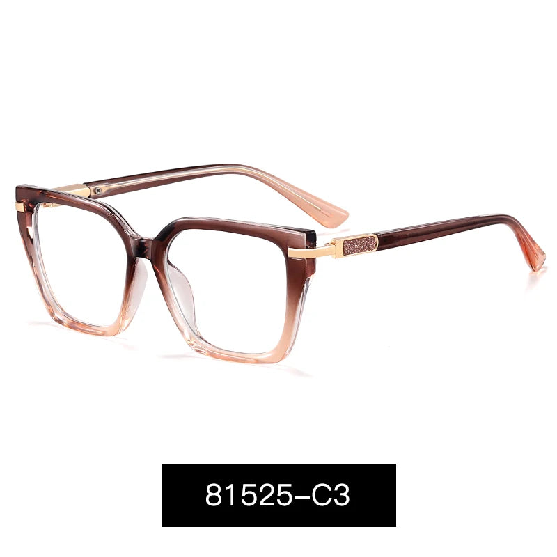 Women’s Square TR90 Optical Glasses – Fashionable Anti-Blue Light Eyewear Keira