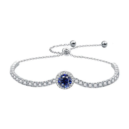 Luxury S925 Sterling Silver Moissanite Bracelet: Elegant Bangles Celaena