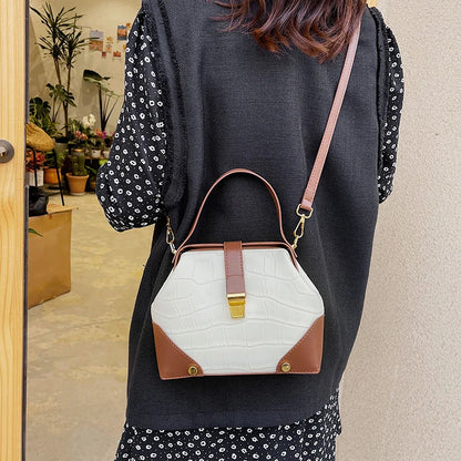 Women's Designer Handbags - Small Crossbody Lock Bags and Purses for Ladies Elena