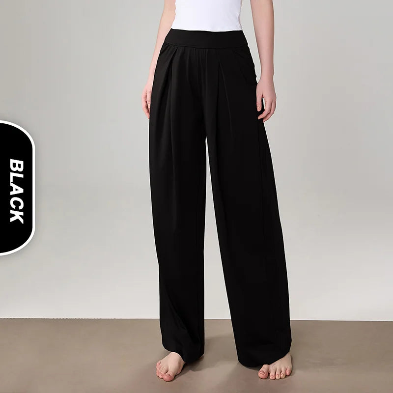 Women Sweatpants Fitness Gym Yoga Loose Jogging Training Trousers High Waist Pants
