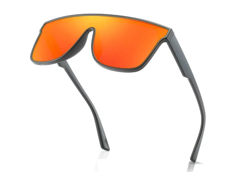 Polarized Large Frame Sunglasses - UV Resistant, High-Quality One-Piece Casual Shades Tatum