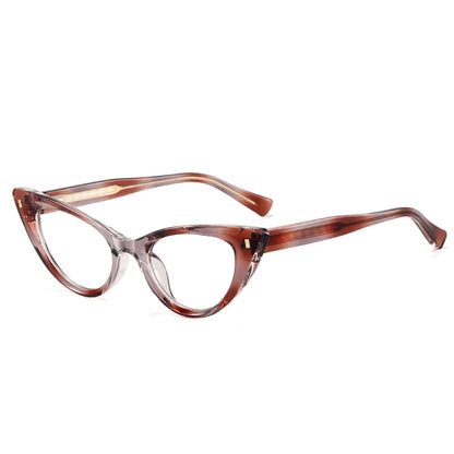 Women's Photochromic Blue Light Blocking Eyeglasses - TR90 Cat Eye Fashion Frames