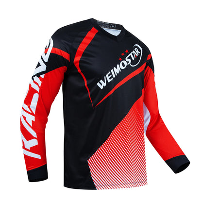 Men's Long Sleeve Cycling Jersey – Mountain Bike, Downhill, and Motocross Shirt