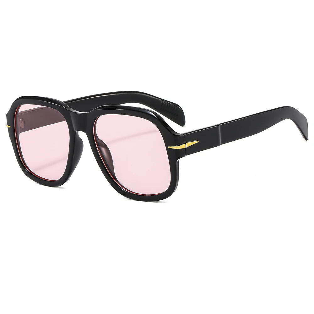 Oversized Lens Ultra-violet proof Unisex Men Women Korean Style Driving UV400 Europe and America Sunglasses