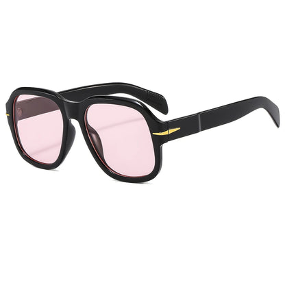 Oversized Lens Ultra-violet proof Unisex Men Women Korean Style Driving UV400 Europe and America Sunglasses